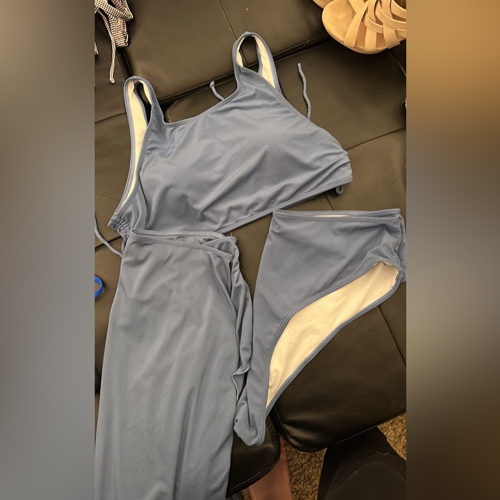 Heather Blue Swim combo